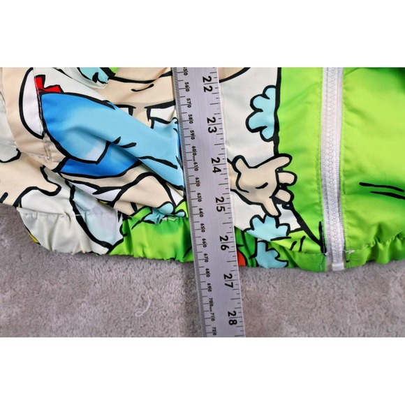 Rugrats Jacket Mens Small Members Only Nickelodeon Hooded Graphic Windbreaker - Picture 5 of 6